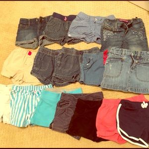 🌟✨16✨ Pairs Girl’s 4T-5T Shorts🌟